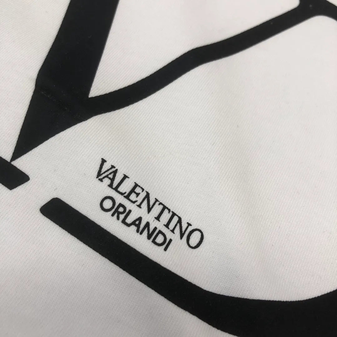 💰P85💥 VALENTINO/ Same Style T ～ logo ～ ～ ！ Breathable ， 。Premium ！ Same Style！ ：Black White Size：M-3XL（ ！）